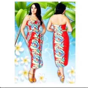 Unique Vintage Kamehameha Hawaiian Sarong New with tags L